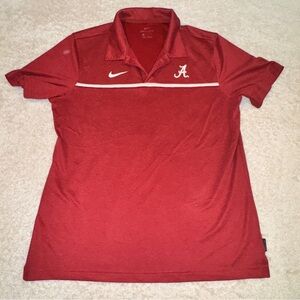 Nike Dri-FIT Red Athletic Shirt Alabama Crimson Tide
